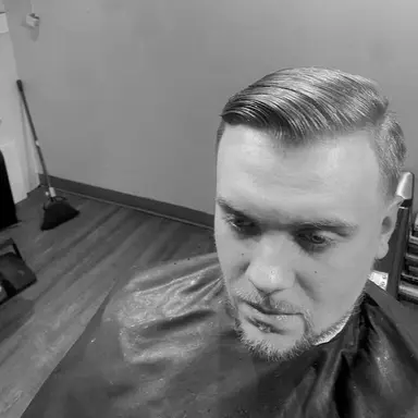 Classic side part haircut
