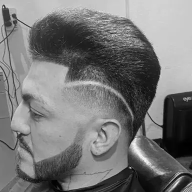 Textured Quiff Fade